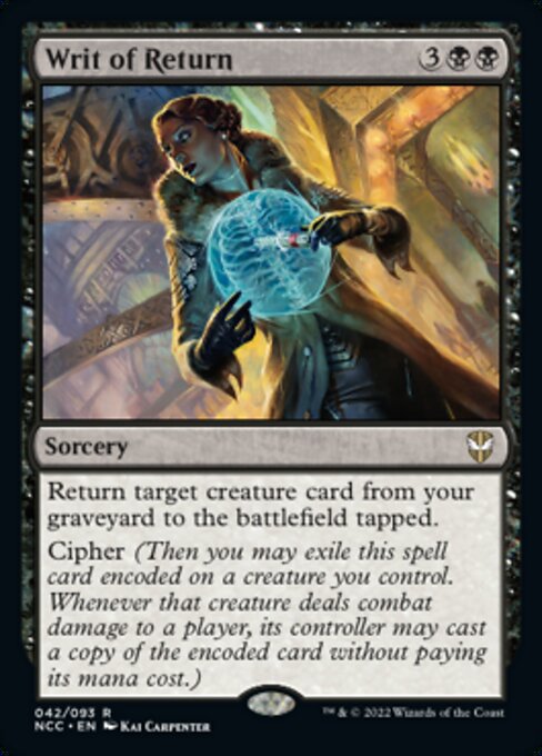 Writ of Return 42/93 -  New Capenna Commander