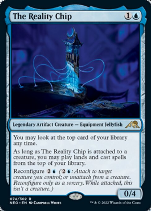 The Reality Chip 74/302 -  Kamigawa Neon Dynasty RARE