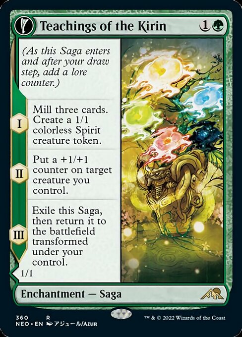 SHOWCASETeachings of the Kirin // Kirin-Touched Orochi 360 -  Kamigawa Neon Dynasty