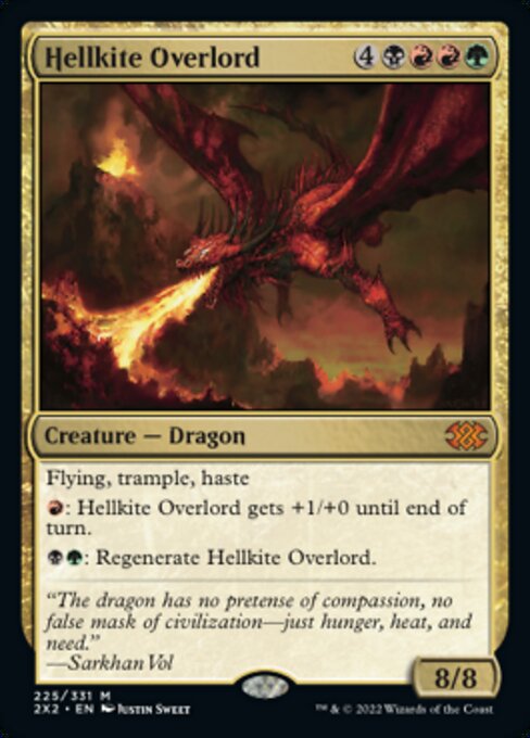 Hellkite Overlord 225 /331 - Mythic Double Masters 2022