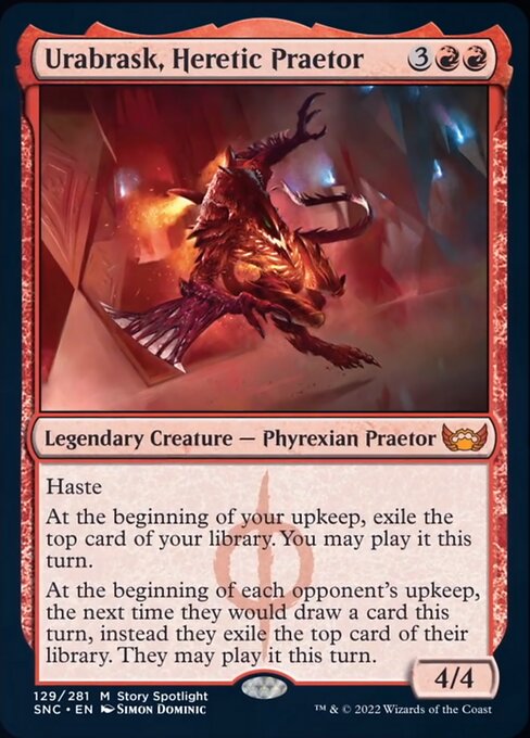 Urabrask, Heretic Praetor 129/281 - Mythic Streets of New Capenna