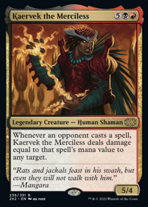 Kaervek the Merciless 236 /331 - Rare Double Masters 2022