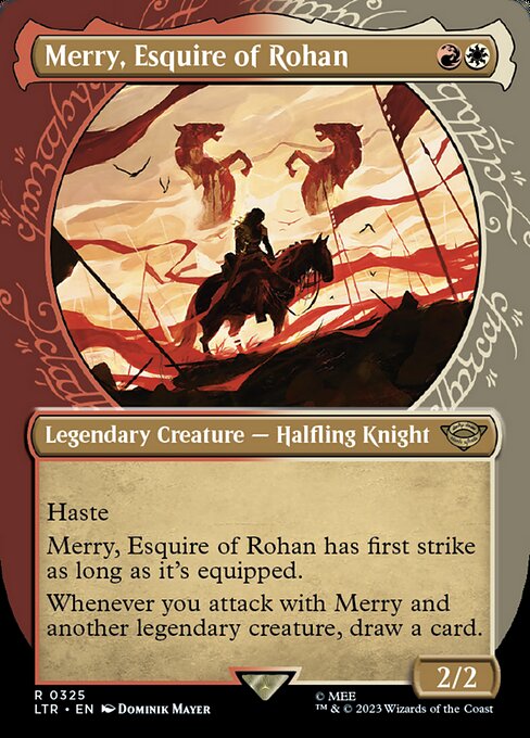 SHOWCASE Merry, Esquire of Rohan #325  - Rare Lord of the Rings: Tales of Middle-Earth