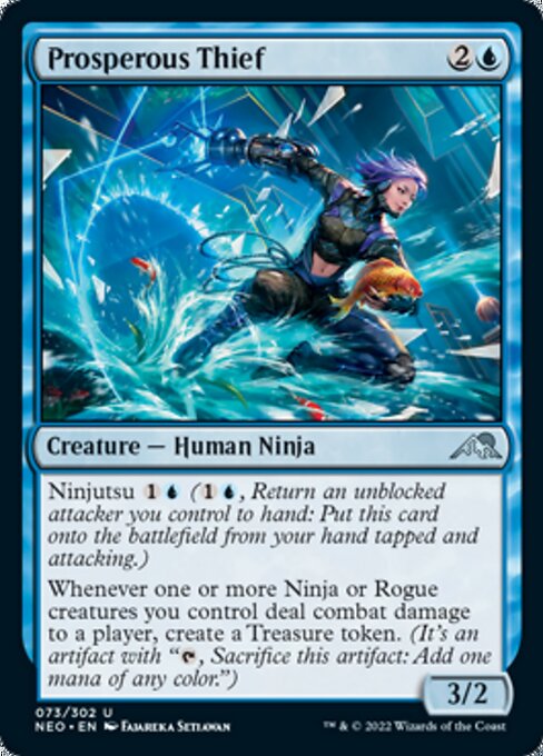 Prosperous Thief 73/302 -  Kamigawa Neon Dynasty UNCLE