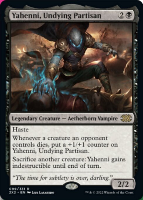 Yahenni, Undying Partisan 99 /331 - Rare Double Masters 2022