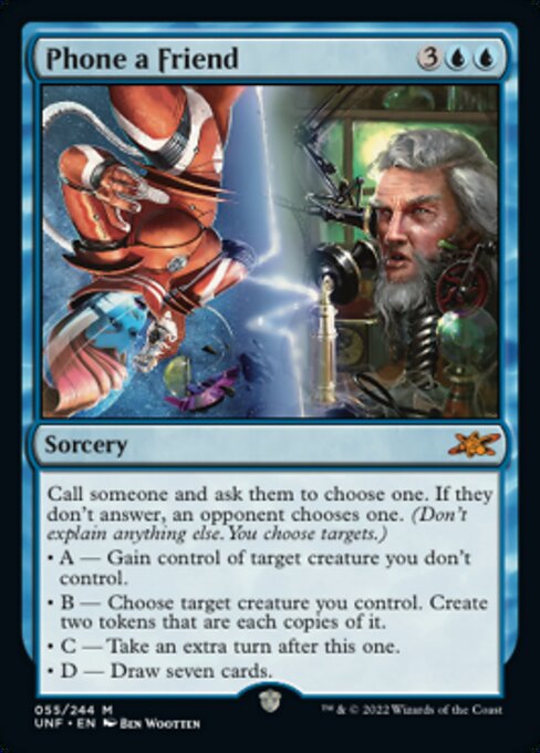 Phone a Friend 55/244  - Mythic Unfinity