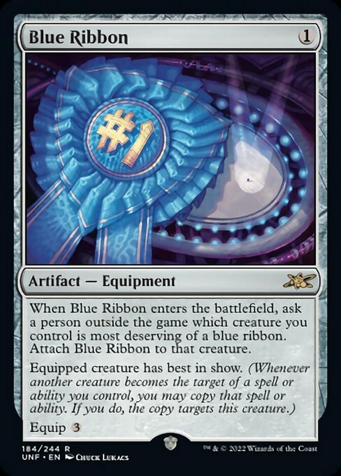 Blue Ribbon 184/244  - Rare Unfinity
