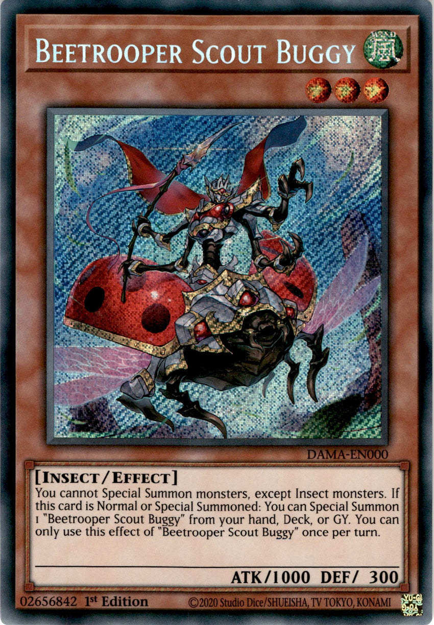 Beetrooper Scout Buggy - DAMA-EN000 - Secret Rare 1st Edition