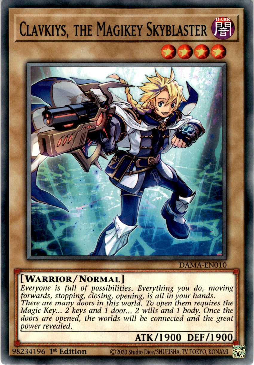 Clavkiys, the Magikey Skyblaster - DAMA-EN010 - Common 1st Edition