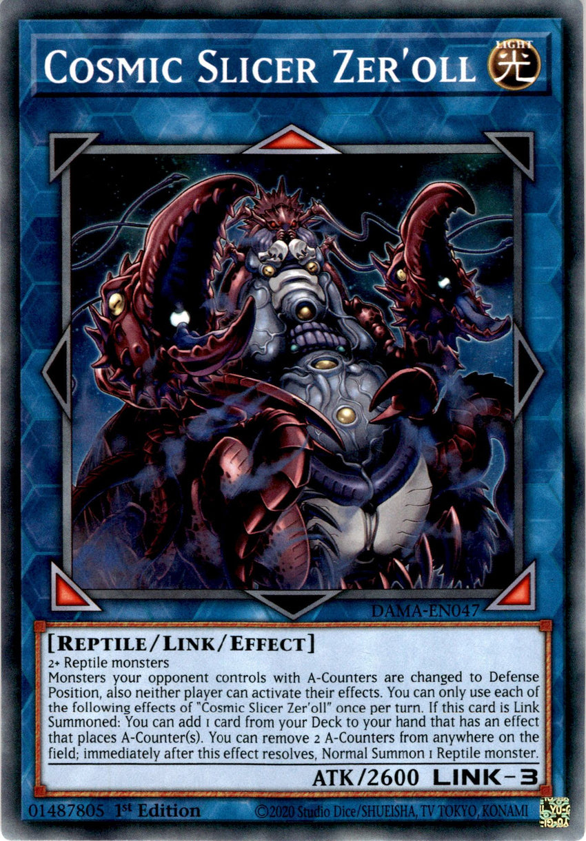 Cosmic Slicer Zer'oll - DAMA-EN047 - Common 1st Edition