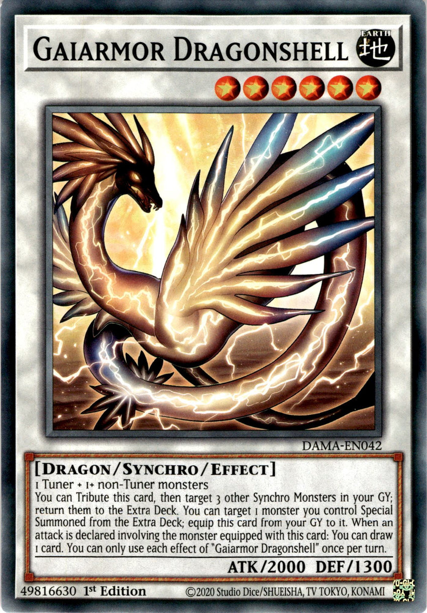 Gaiarmor Dragonshell - DAMA-EN042 - Common 1st Edition