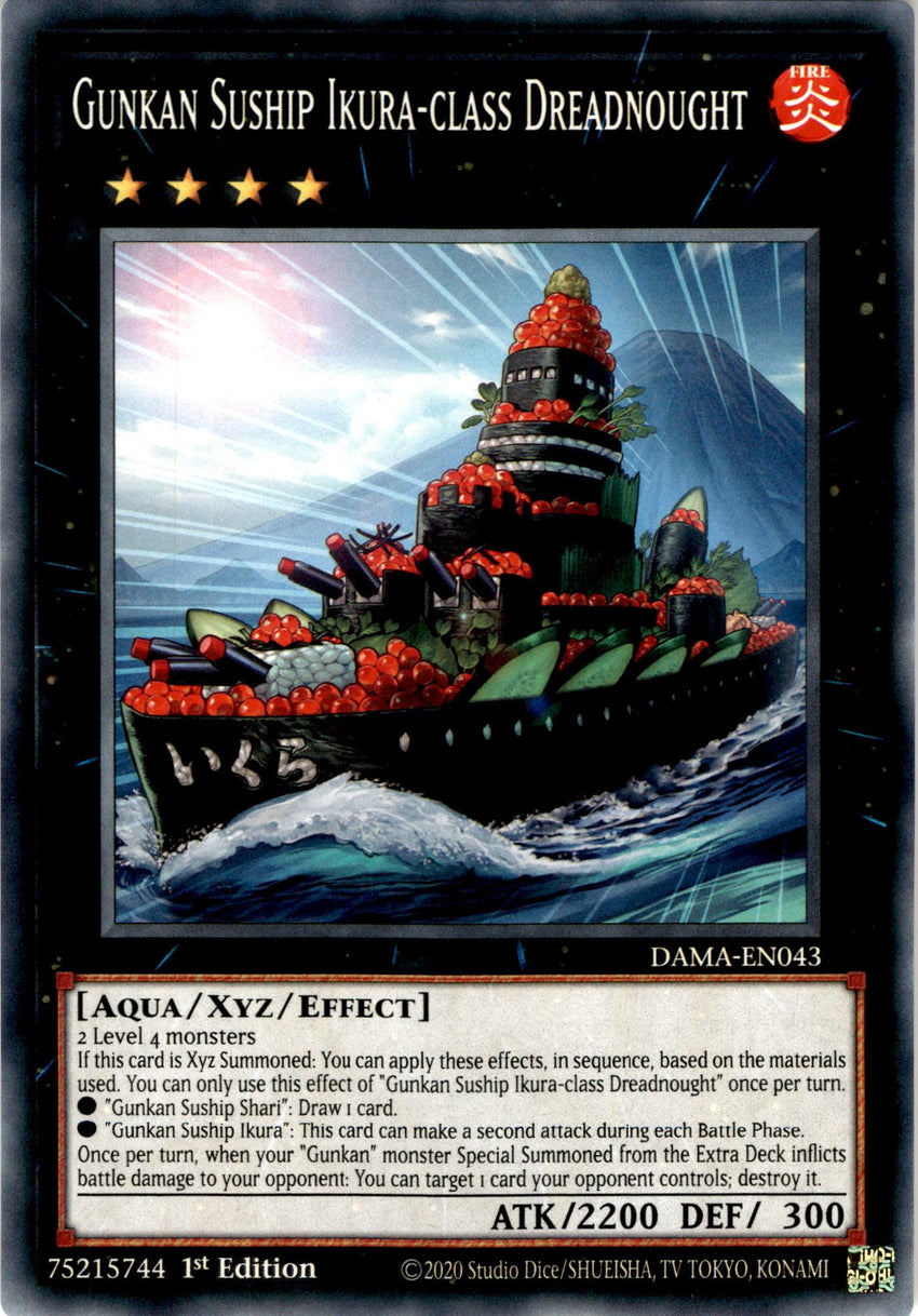 Gunkan Suship Ikura-class Dreadnought - DAMA-EN043 - Common 1st Edition