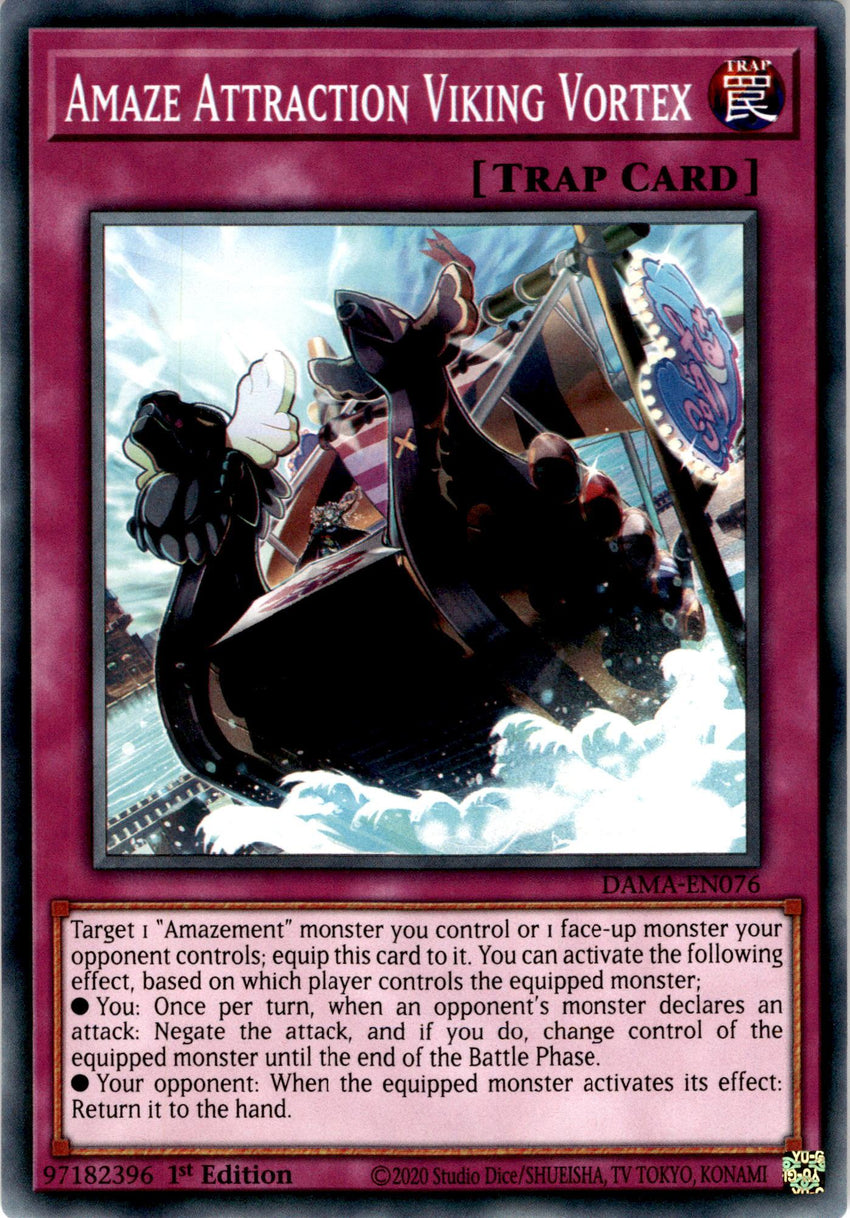 Amaze Attraction Viking Vortex - DAMA-EN076 - Common 1st Edition