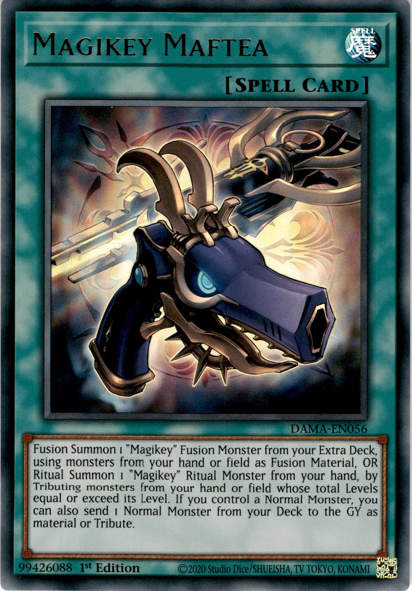 Magikey Maftea - DAMA-EN056 - Ultra Rare 1st Edition