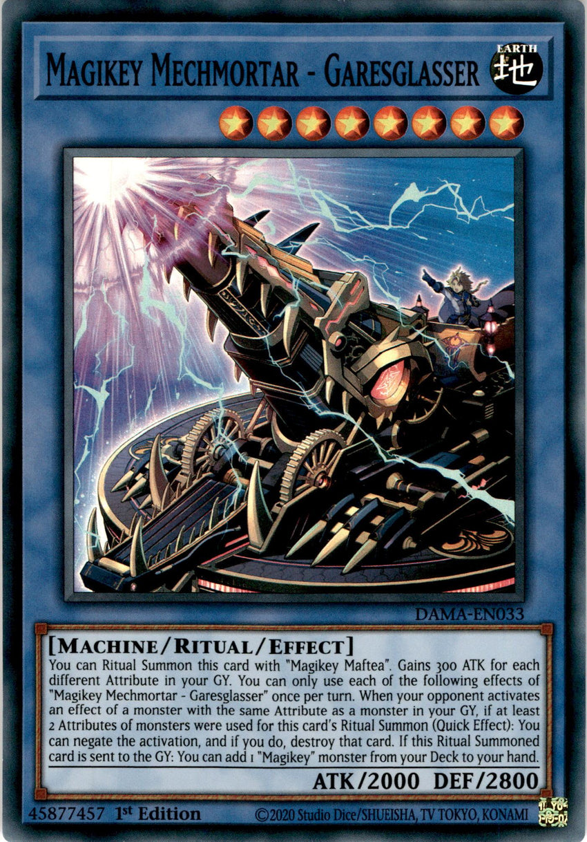 Magikey Mechmortar - Garesglasser - DAMA-EN033 - Super Rare 1st Edition