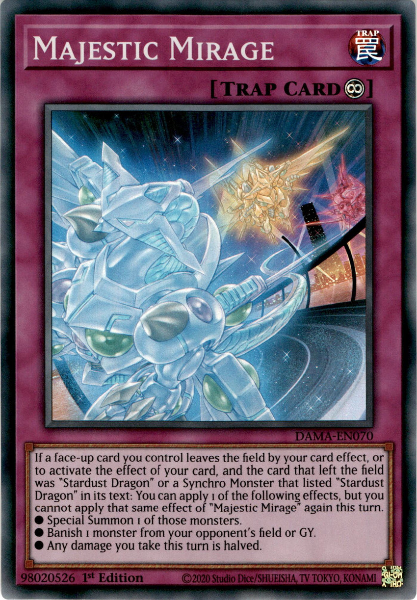 Majestic Mirage - DAMA-EN070 - Super Rare 1st Edition