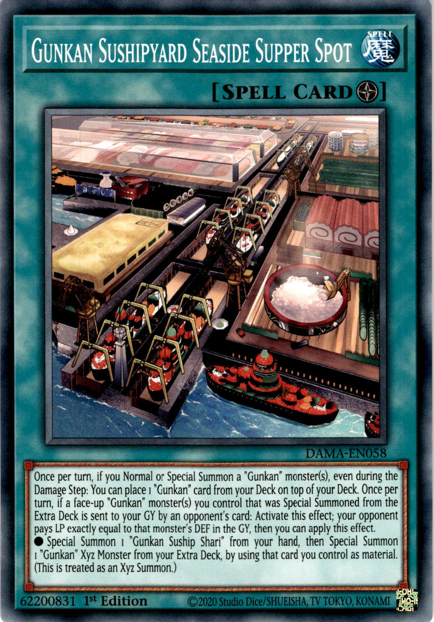 Gunkan Sushipyard Seaside Supper Spot - DAMA-EN058 - Common 1st Edition