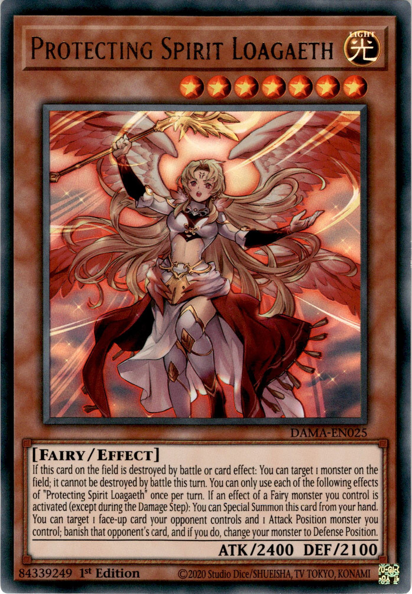 Protecting Spirit Loagaeth - DAMA-EN025 - Ultra Rare 1st Edition