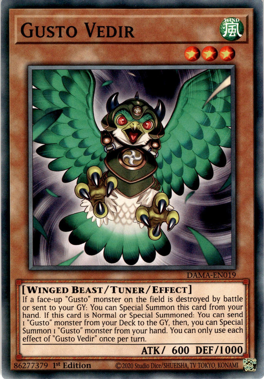 Gusto Vedir - DAMA-EN019 - Common 1st Edition