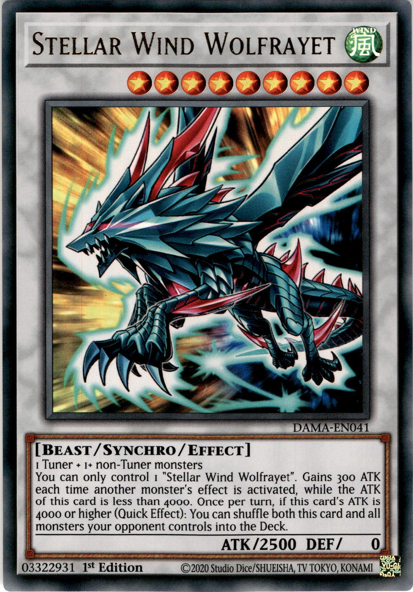 Stellar Wind Wolfrayet - DAMA-EN041 - Ultra Rare 1st Edition