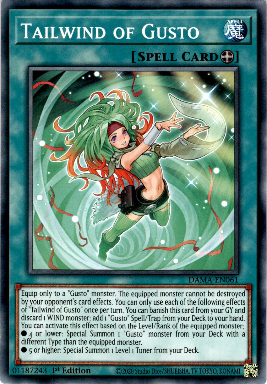 Tailwind of Gusto - DAMA-EN061 - Common 1st Edition