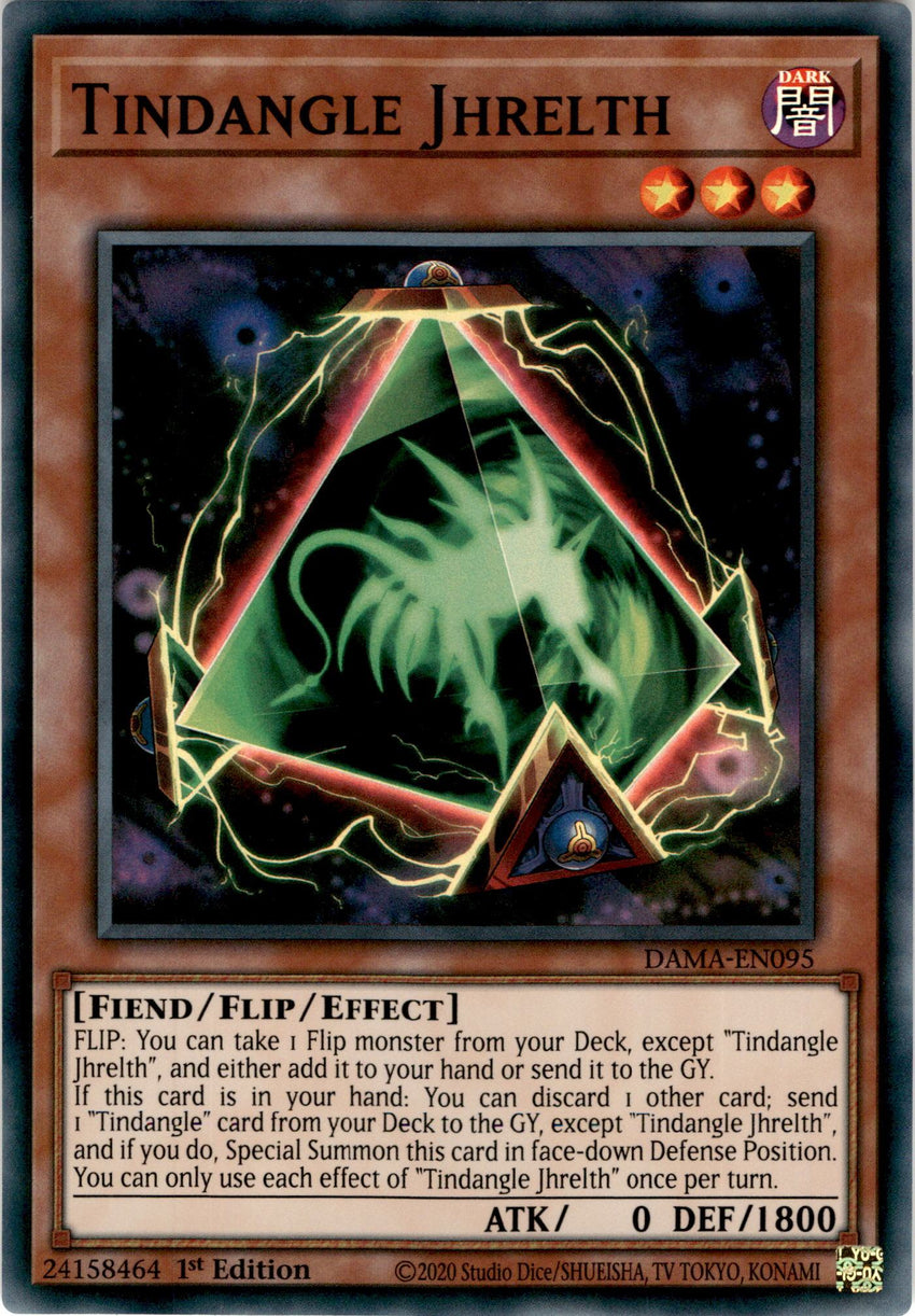 Tindangle Jhrelth - DAMA-EN095 - Super Rare 1st Edition