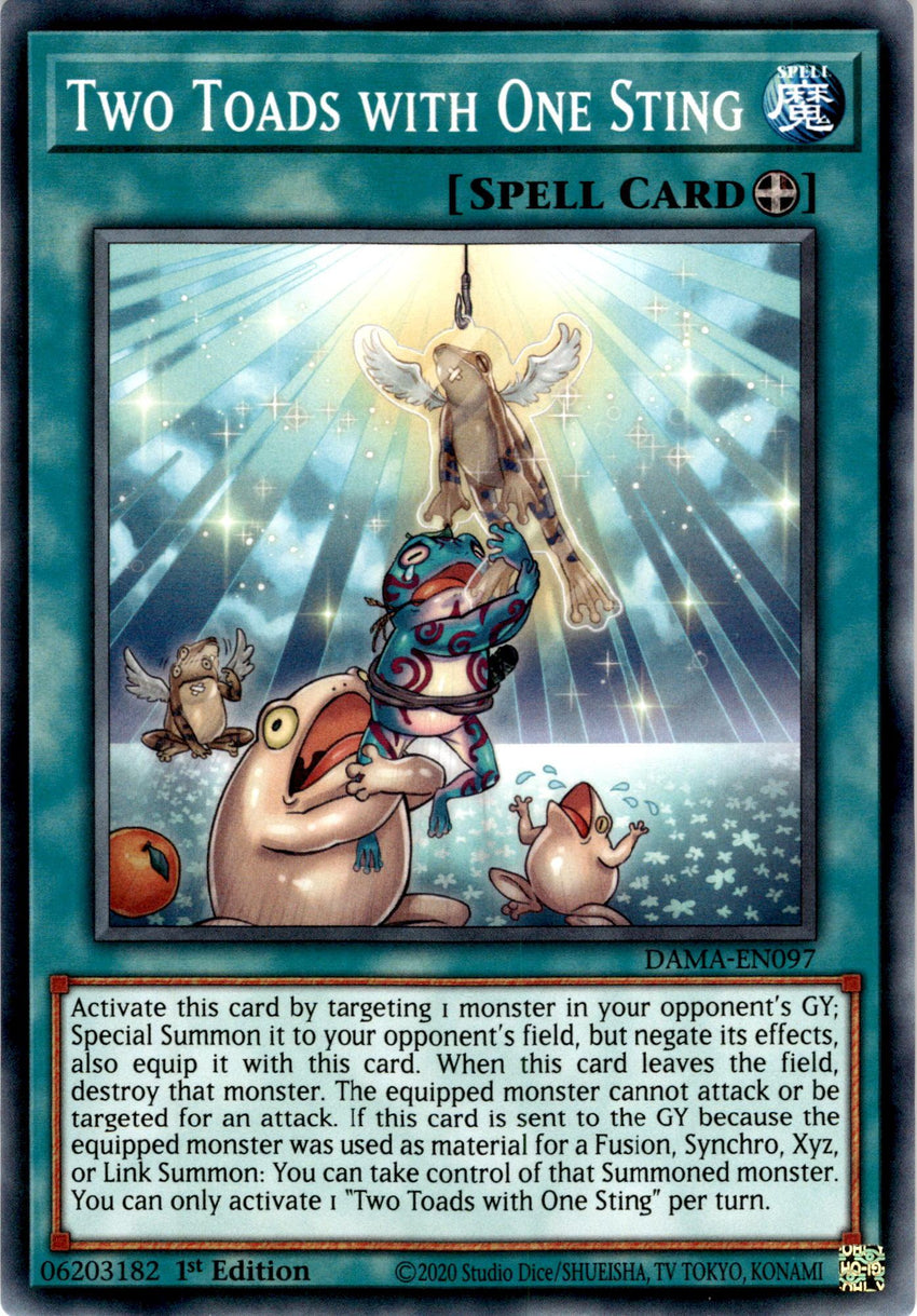 Two Toads with One Sting - DAMA-EN097 - Common 1st Edition