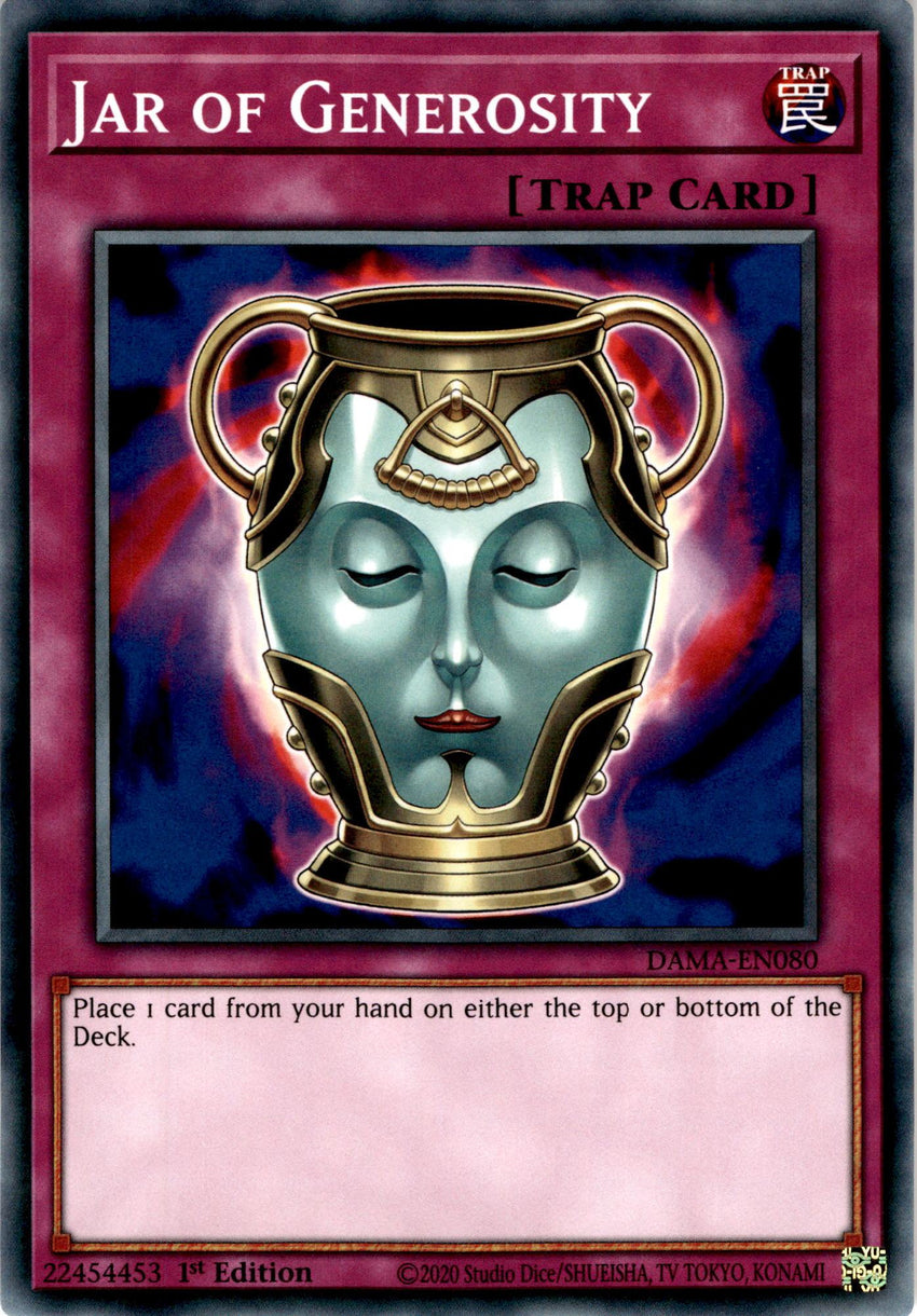 Jar of Generosity - DAMA-EN080 - Common 1st Edition
