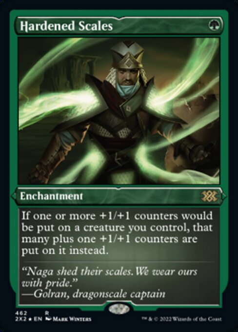 ETCHED FOIL Hardened Scales 462# - Rare Double Masters 2022