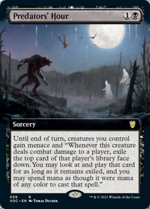 Extended Predators Hour - No 59 Commander Crimson Vow
