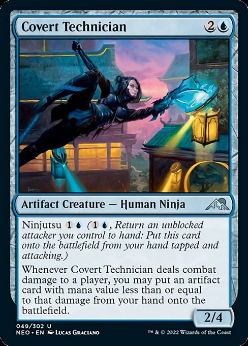 Covert Technician 49/302 -  Kamigawa Neon Dynasty UNCLE