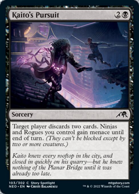 Kaito's Pursuit 103/302 -  Kamigawa Neon Dynasty CONNN