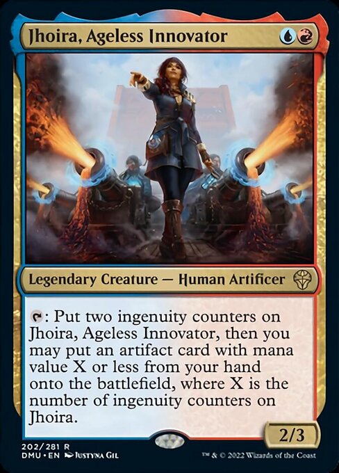 Jhoira, Ageless Innovator - 202 /281 - Rare - FOIL 