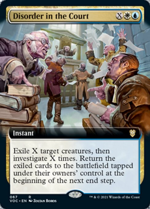 Extended Disorder In The Court - No 67 Commander Crimson Vow