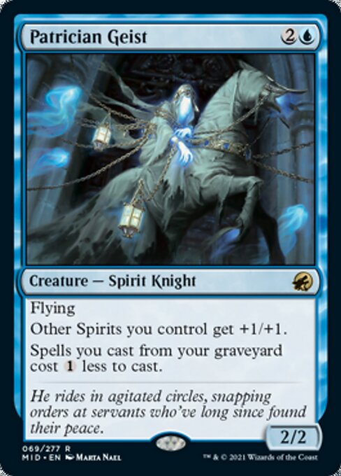 69Patrician Geist 69/277 Rare - Midnight Hunt