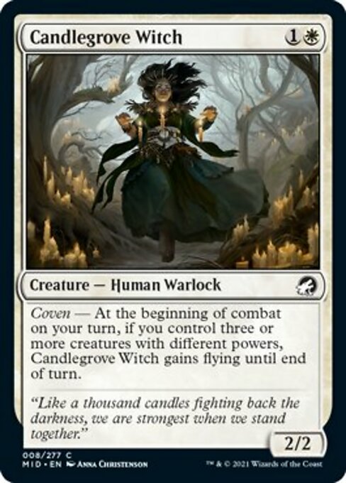 8Candlegrove Witch 8/277 Common - Midnight Hunt