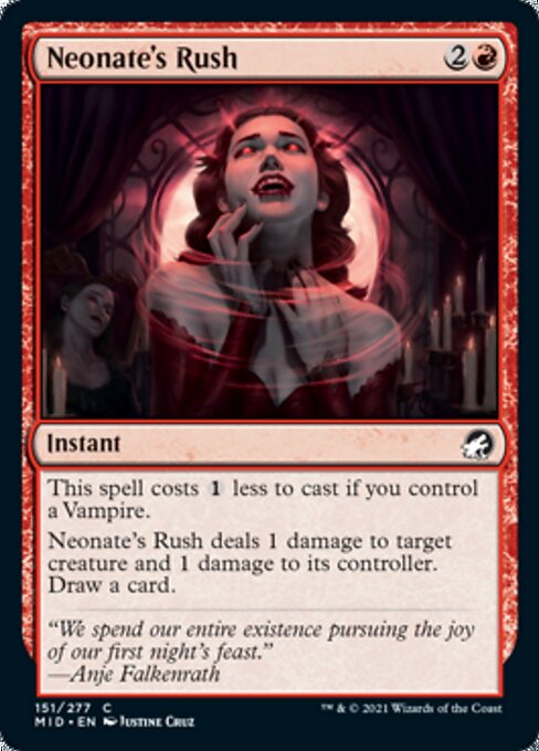151Neonate's Rush 151/277 Common - Midnight Hunt