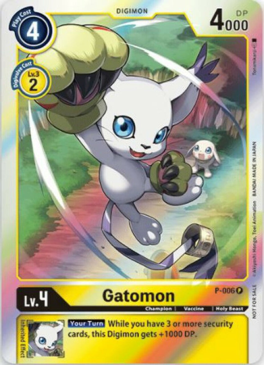 Gatomon - P-006 - Digimon Promotion Pack Ver 0.0 Promo