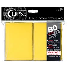 Ultra PRO - Yellow Standard - Pro-Matte Eclipse Deck Protector® Sleeves 80ct-Cherry Collectables