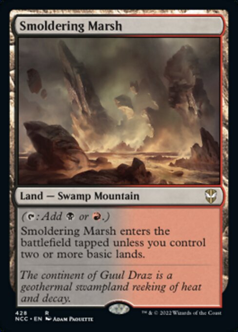 Smoldering Marsh #428 -  New Capenna Commander
