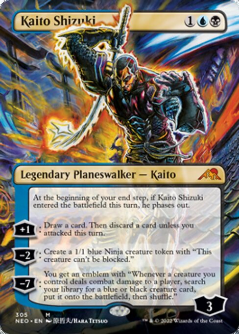 BORDERLESSKaito Shizuki 305 -  Kamigawa Neon Dynasty
