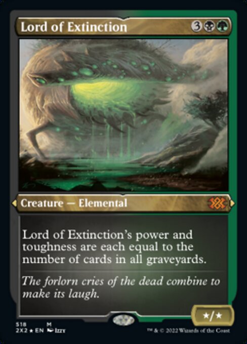 ETCHED FOIL Lord of Extinction 518# - Mythic Double Masters 2022