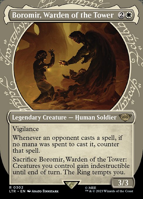 SHOWCASE Boromir, Warden of the Tower #302  - Rare Lord of the Rings: Tales of Middle-Earth