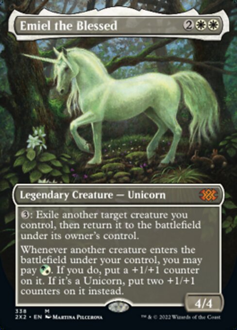 BORDERLESS Emiel the Blessed 338# - Mythic Double Masters 2022