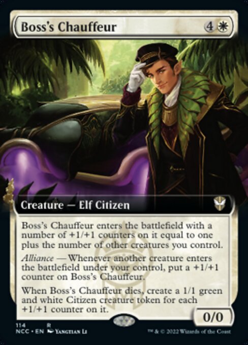 EXTENDED Boss's Chauffeur #114 -  New Capenna Commander
