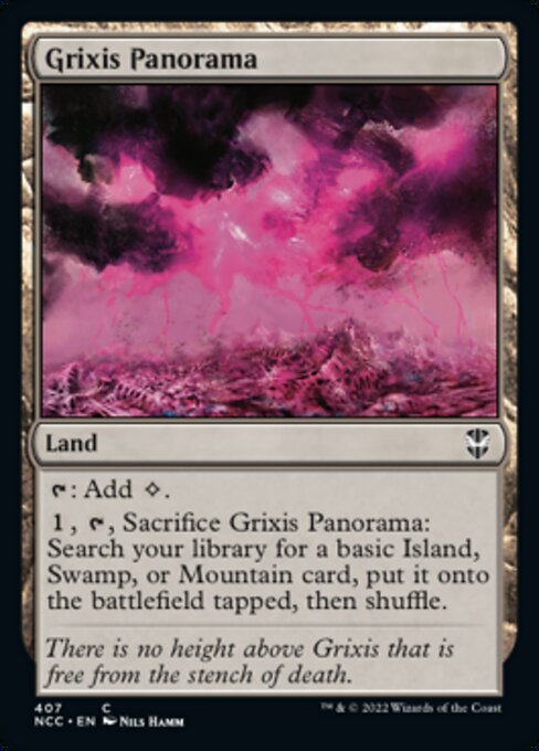 Grixis Panorama #407 -  New Capenna Commander