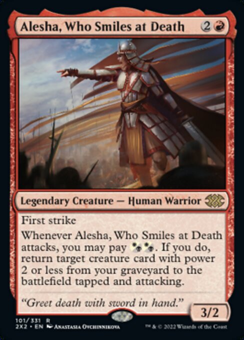 Alesha, Who Smiles at Death 101 /331 - Rare Double Masters 2022
