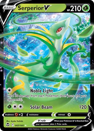 Serperior V - 007/195 - Ultra Rare Silver Tempest