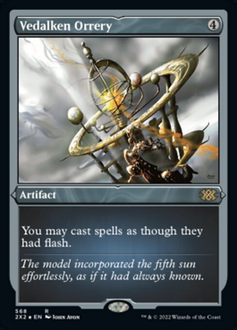 ETCHED FOIL Vedalken Orrery 568# - Rare Double Masters 2022