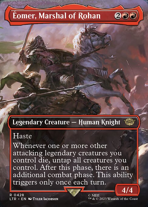 BORDERLESS Éomer, Marshal of Rohan #428  - Rare Lord of the Rings: Tales of Middle-Earth
